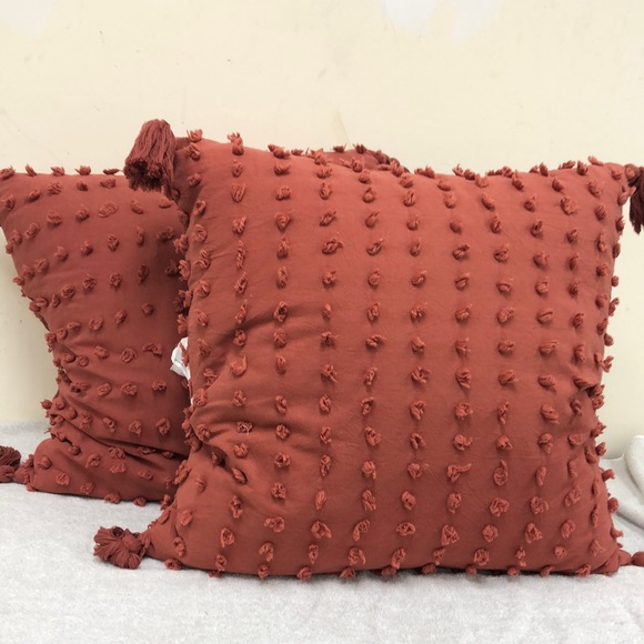 Opalhouse Accents Opalhouse Set Of 2 Decor Pillows With Tassel Ends